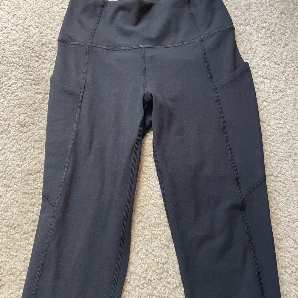 Fabletics, black leggings with pockets